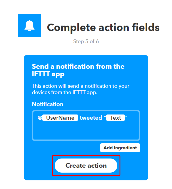 action fields
